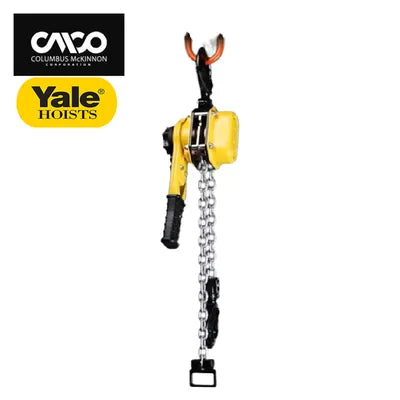 POLIPASTO DE PALANCA CORTA UNO PLUS MARCA YALE DE 750KG CON 1.5 METROS DE ALTURA